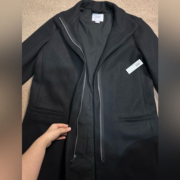 Black soft brushed coat - Picture 12 of 16